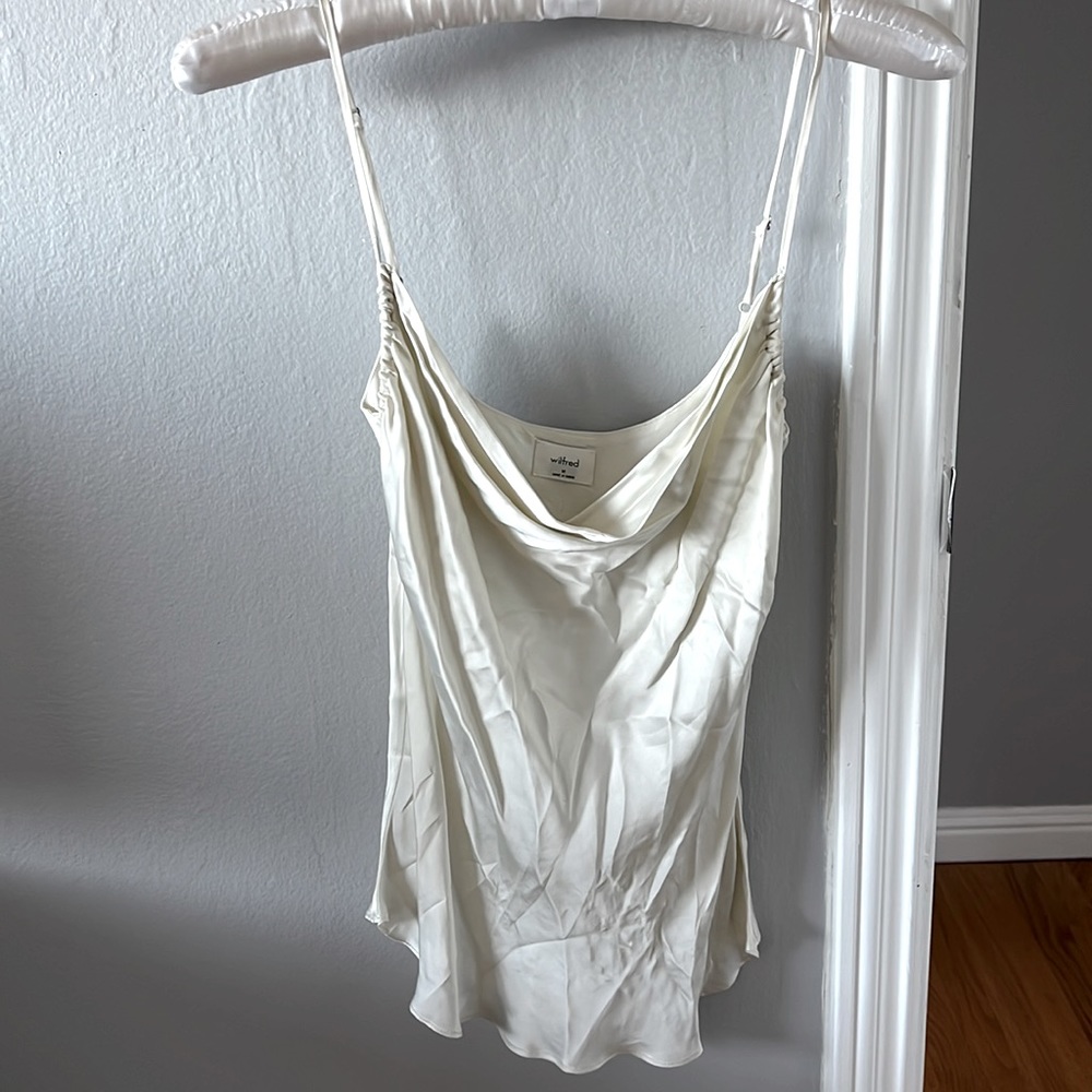 Aritzia satin top